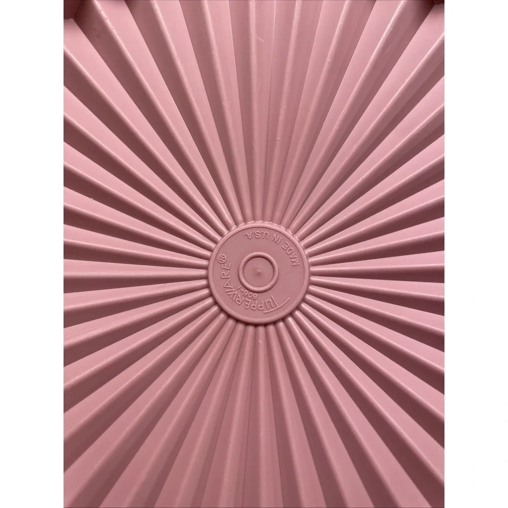 Vtg Tupperware Dusty Rose Pink Mauve 8 1/2